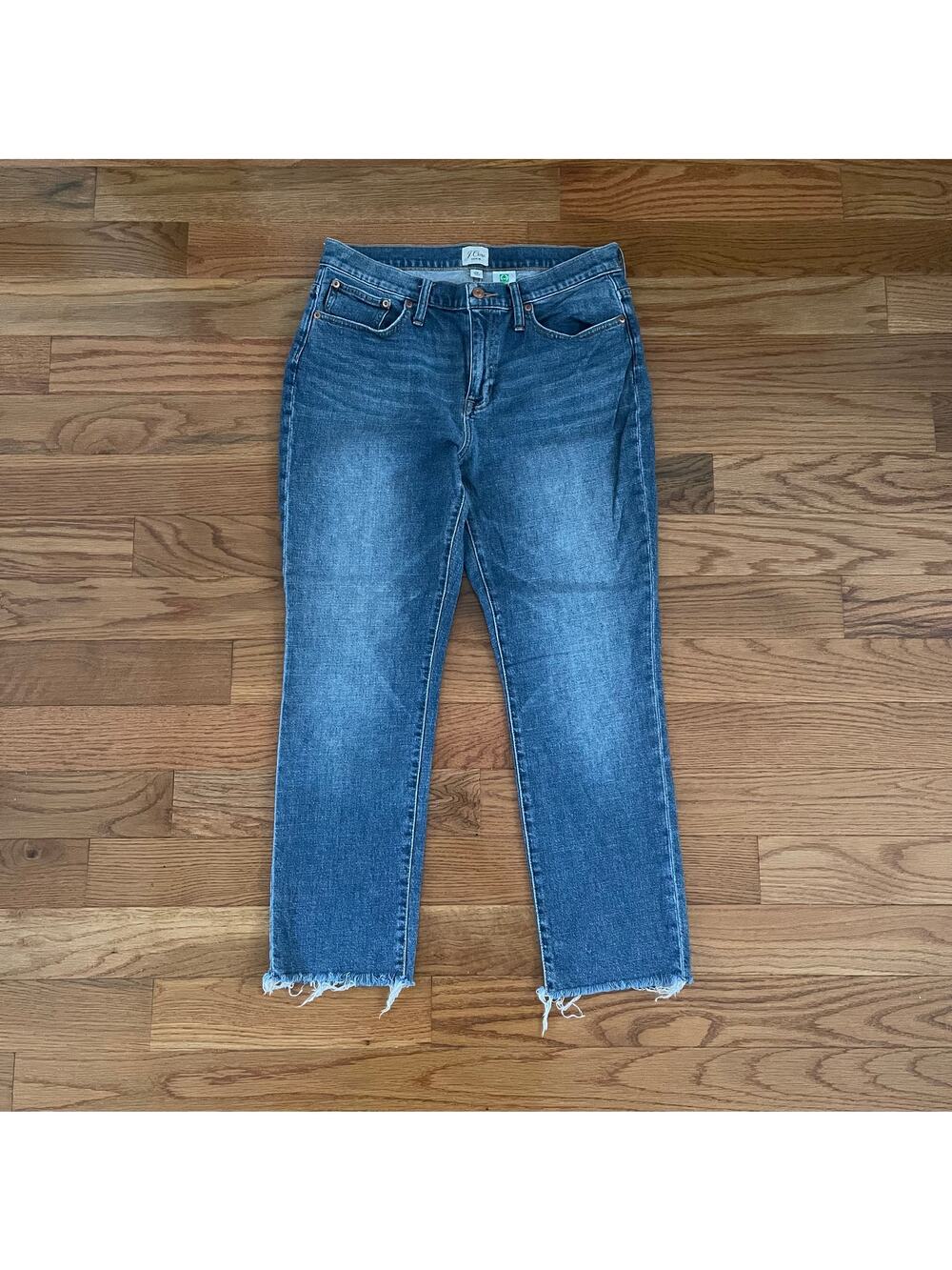 J. Crew Womens 29 Slim Boyfriend Jeans Blue Denim Relaxed Fit Classic